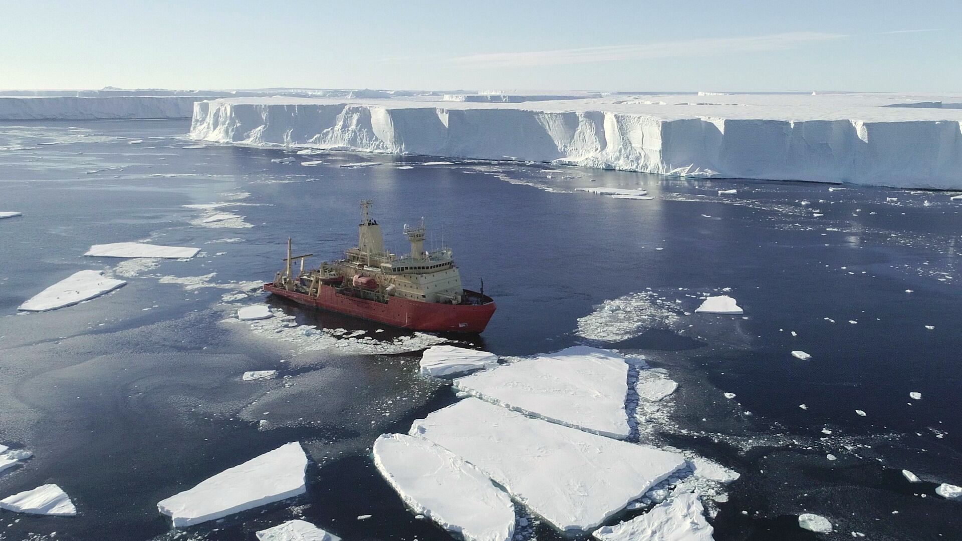 El glaciar Twaites, en la Antártida, también conocido como