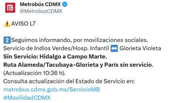 Avance en tiempo real de