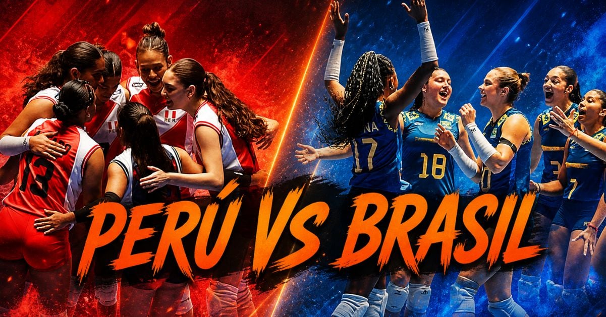 Perú se enfrentará a Brasil en la semifinal del Campeonato Sudamericano de Vóley Sub 19 2026.