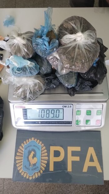 La droga que intentaba ingresar