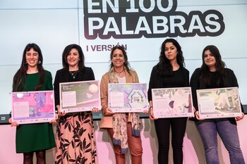 Las ganadoras del concurso "Buenos