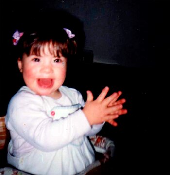 Cuando Pamela cumplió dos años