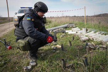 Un zapador del Servicio de