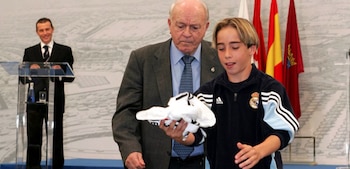 Dani Carvajal y Alfredo Di Stéfano (imagen del Real Madrid)