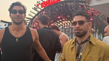 Ilia Topuria y Ferran Torres (imagen de Instagram)
