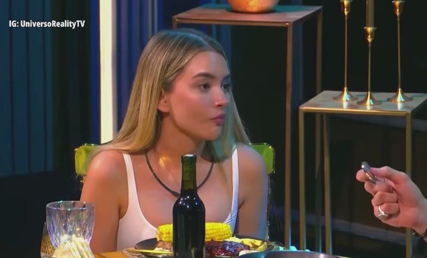 La influencer logró salvarse luego de estar en la placa de eliminación. (Capturas de pantalla)