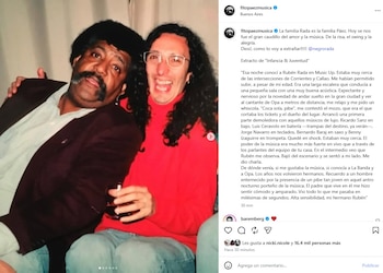 Fito eligió una foto de los inicios de su carrera