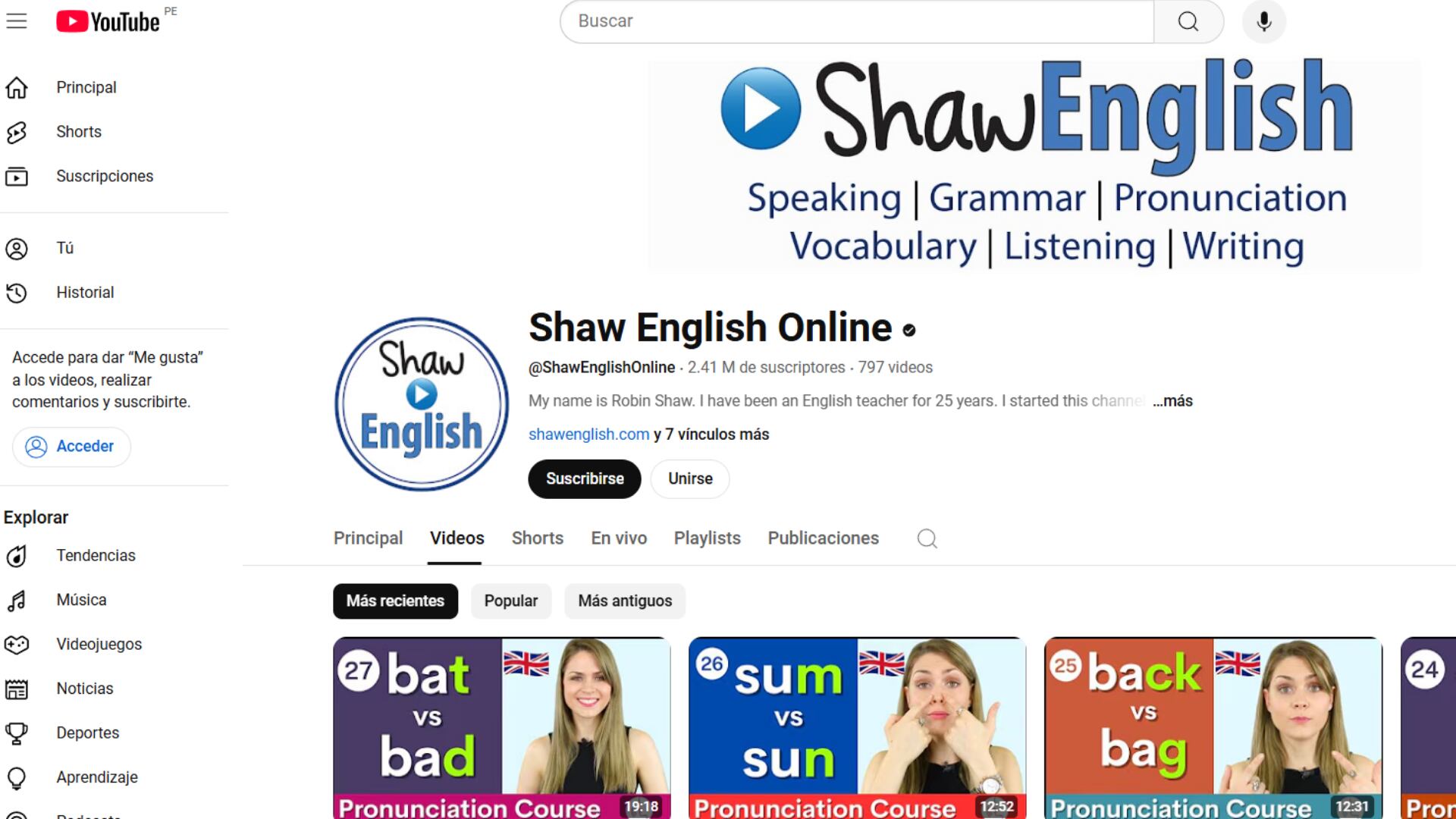 (Shaw English Online)