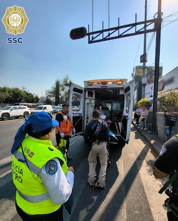 La mujer extranjera fue llevada