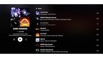 Farmear aura en YouTube Music