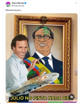 Gustavo Petro también apareció en