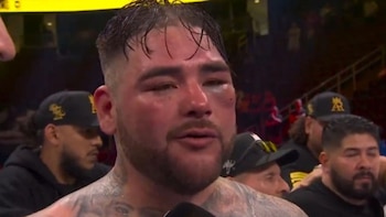 Andy Ruiz vuelve al ring tras más de dos años y sufre dolorosa derrota ante Damian Knyba