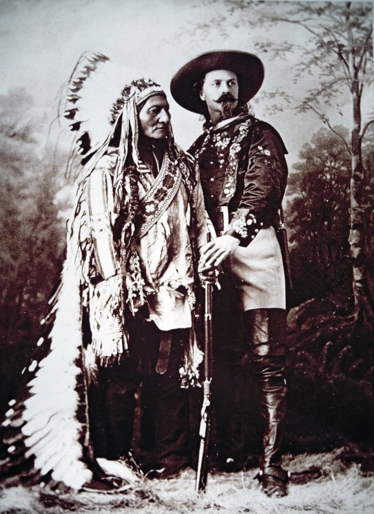 Toro Sentado y Buffalo Bill Cody