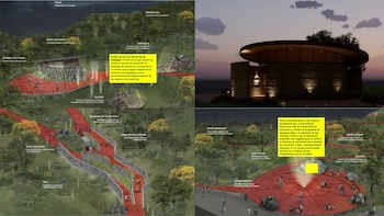 Estos son los diseños de los proyectos de monumentalización en La Escombrera y en la Comuna 13 - crédito JEP