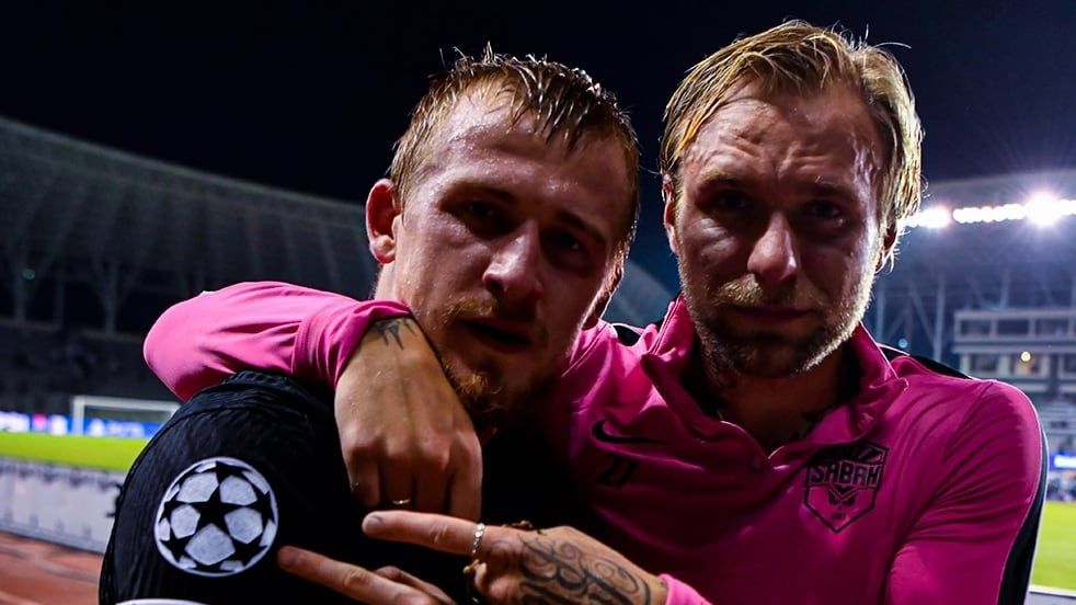 Sabah se convirtió en el primer club de Azerbaiyán que superó las cuatro rondas previas de la Champions League hasta entrar en la fase de grupos (Instagram/Sabah FK)