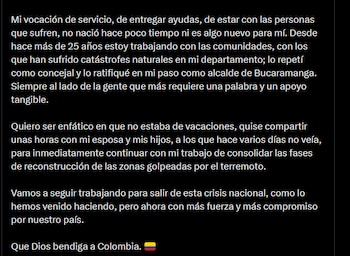 Jaime Andrés Beltrán - crédito @soyjaimeandres/X