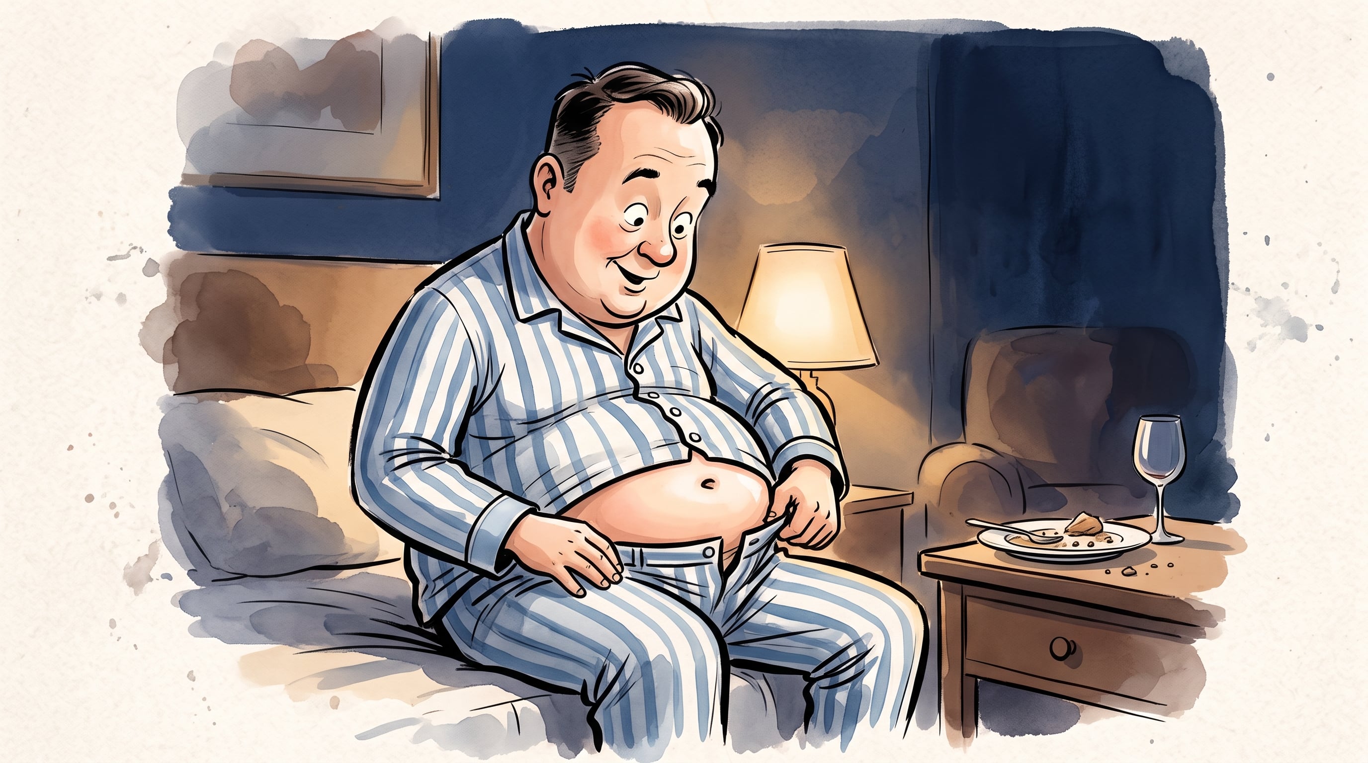 La hinchazón abdominal por la noche puede empeorar por la composición de la cena, la velocidad al comer y la tolerancia individual a ciertos nutrientes (Imagen Ilustrativa Infobae)