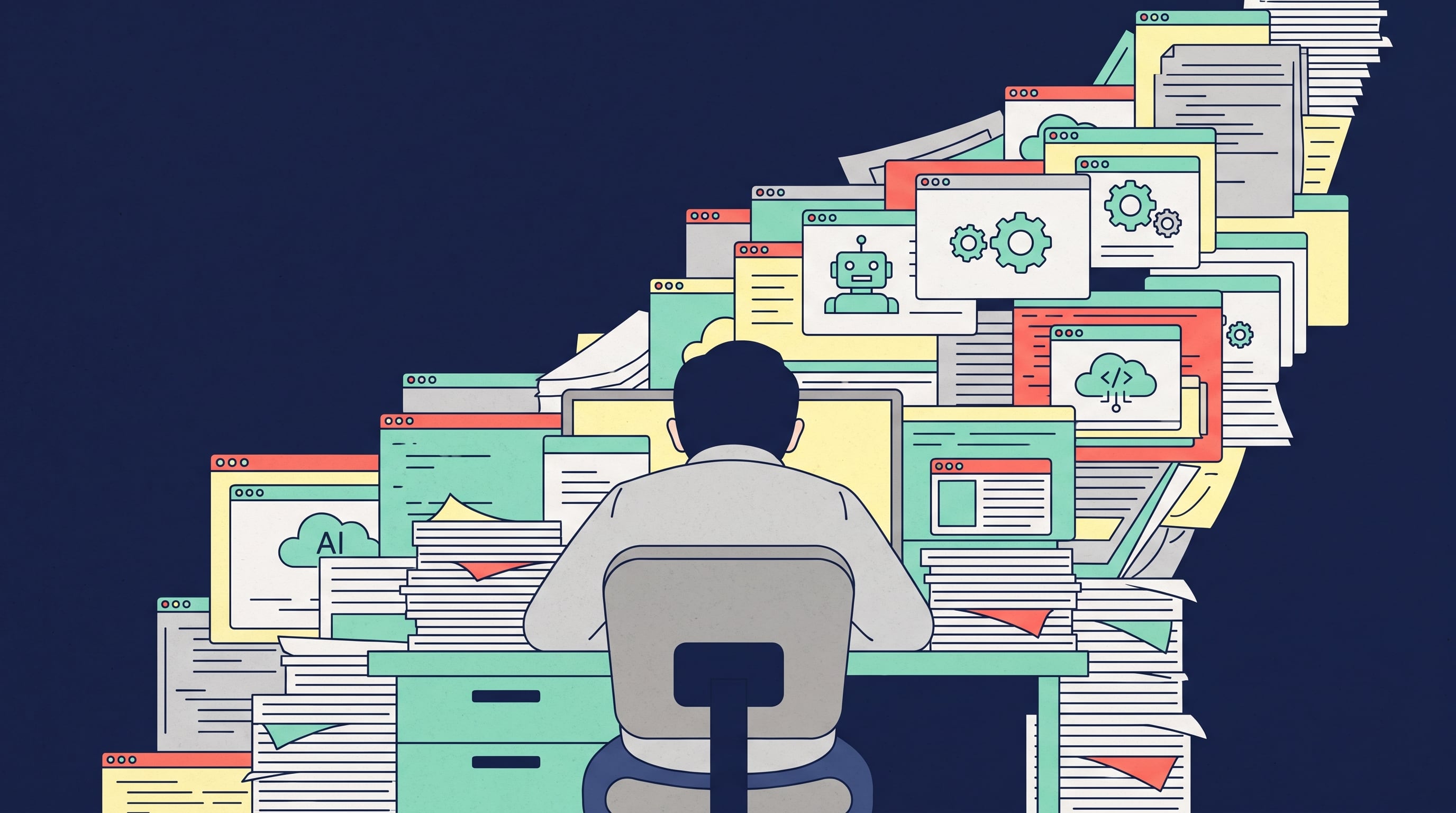 La promesa de la inteligencia artificial en la oficina se invierte cuando el trabajador deja su tarea principal para supervisar agentes de IA
(Imagen Ilustrativa Infobae)