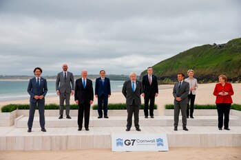Los líderes del G7 reunidos