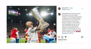 El posteo de Linda Raff