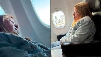 ¿Otro vuelo austero? Captan a