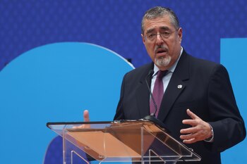 Foto de archivo del presidente de Guatemala, Bernardo Arévalo de León (EFE/ Mariano Macz)