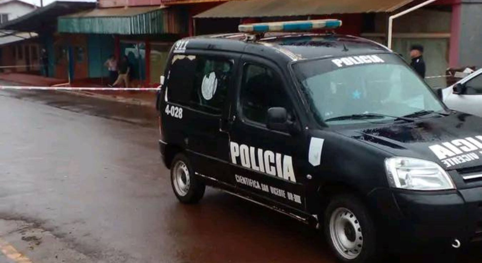 La Policía Científica encontró vainas servidas en la escena del crimen