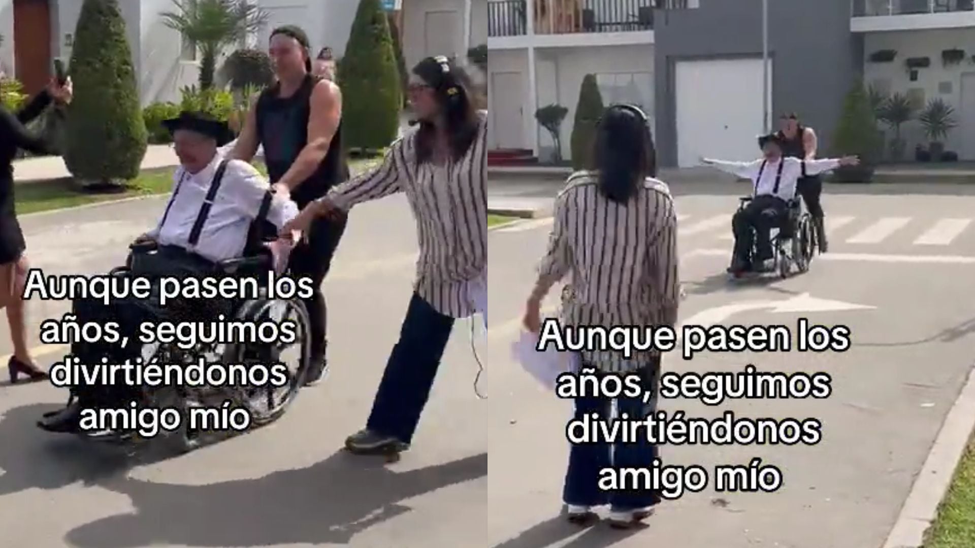 El tierno gesto de Laszlo Kovacs con Gustavo Bueno durante las grabaciones de ‘Al Fondo Hay Sitio’