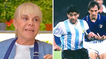Claudia Villafañe recordó el Mundial de 1990 y cómo vivió los penales en la semifinal contra Italia: “Nos dejaron afuera”