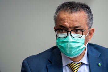 Tedros Adhanom Ghebreyesus, celebró la