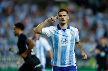 El Málaga confía en el bloque que ascendió a Primera para mantenerse. (EFE/Jorge Zapata)