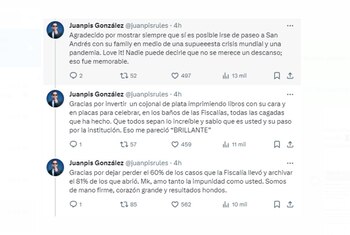 Juanpis González agradece a Francisco Barbosa por su gestión como fiscal General de manera irónica - crédito
@juanpisrules/X