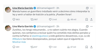 Con estos mensajes en X,