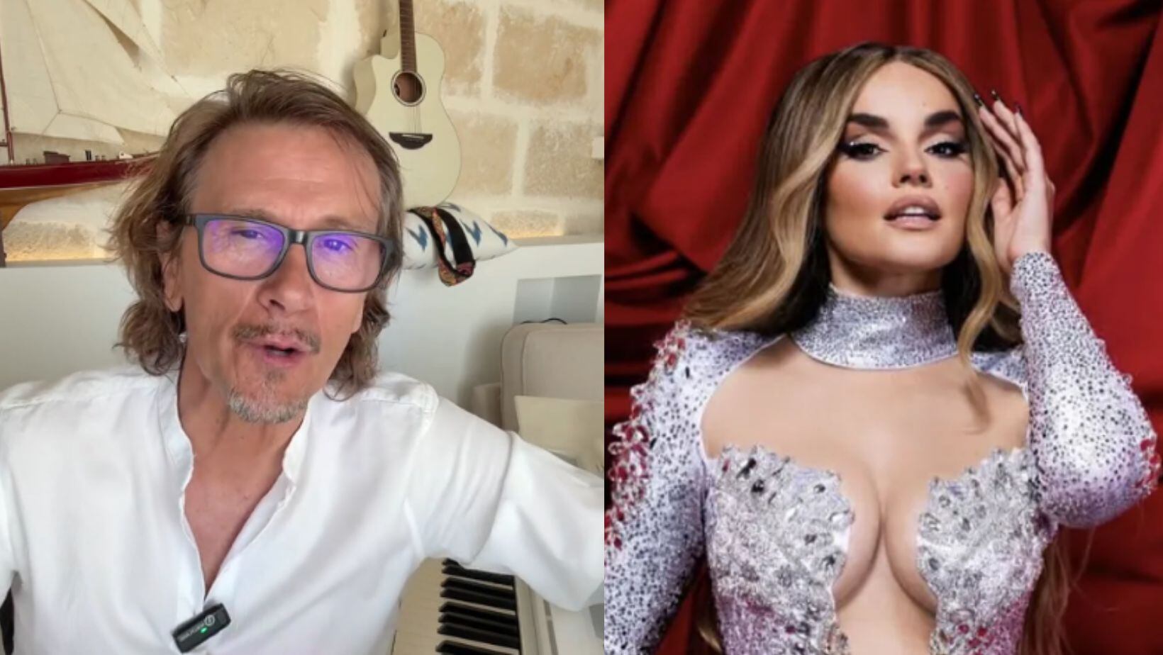 Alejandro Abad y Melody en un montaje fotográfico (TikTok / RTVE)