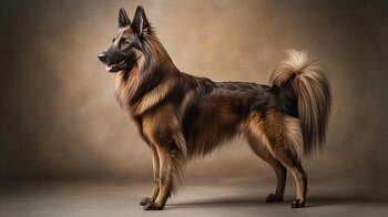 Un Belga Tervueren mostrando su