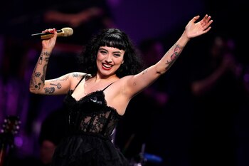 Chilean singer Mon Laferte performs