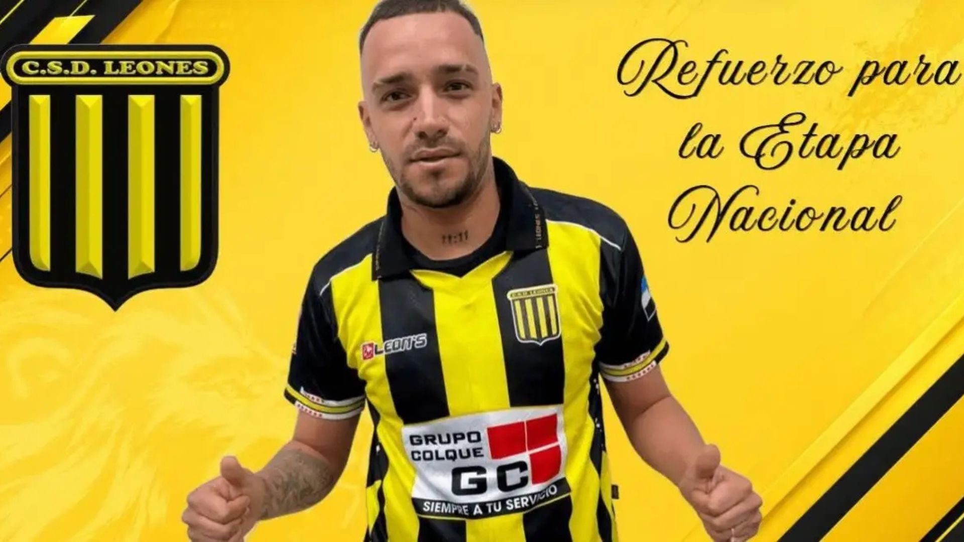 Patricio Arce vuelve a la actividad futbolística después de cuatro años; su nuevo destino es el campeón de la Etapa Departamental de Puno. - Crédito: C.S.D. Leones de Anccaca