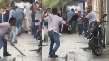 En video quedó enfrentamiento ‘a