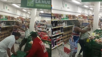 Con artes marciales cliente redujo a presunto ladrón en un D1 de Atláltico y el hecho quedó en video