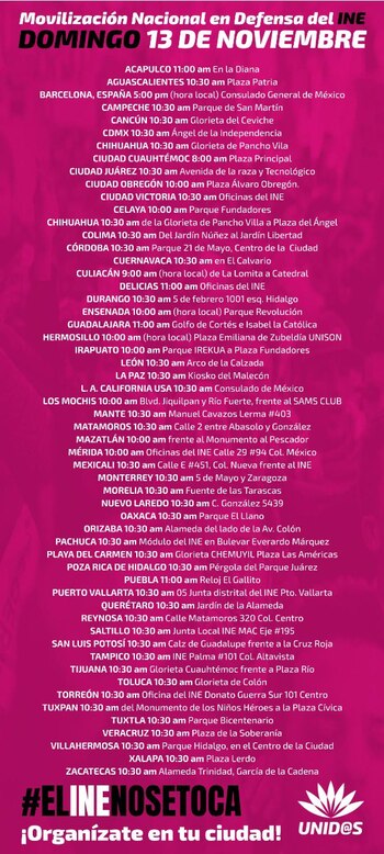 Convocatoria para la Movilización Nacional