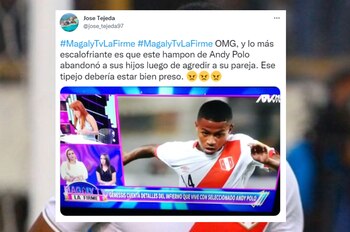Usuarios estallan contra Andy Polo.