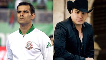 Rafa Márquez y el cantante Julión Álvarez, dos de los involucrados en la red de lavado de dinero vinculada a "El tío" (Foto: Archivo)