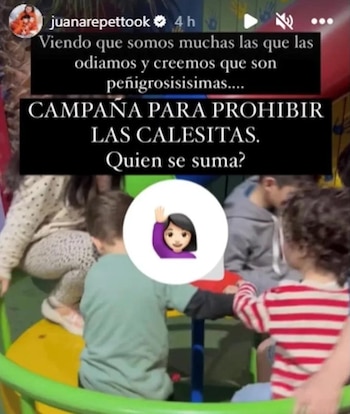 Juana Repetto se quejó de las calesitas y generó revuelo