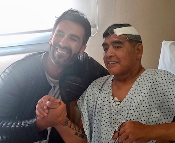 maradona después de la operación