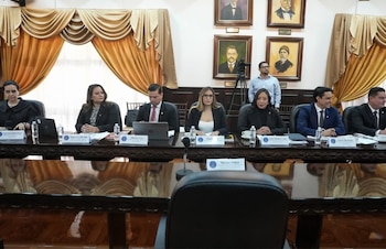 El magistrado asegura que ha presentado un recurso de amparo convencional, buscando suspender el proceso que considera lesivo a sus derechos fundamentales. (Foto: Congreso Nacional)