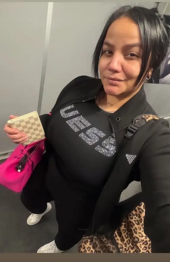 Reaparece Verónica González sin barriga