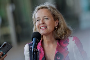 La vicepresidenta primera y ministra