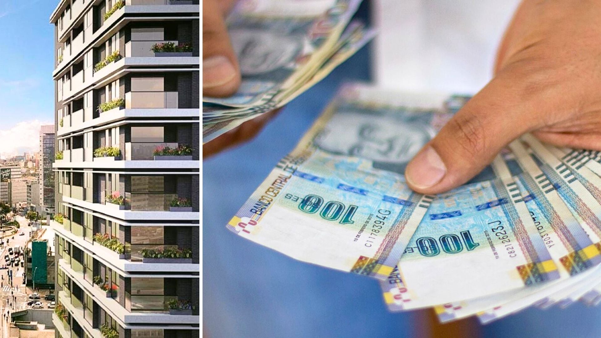 Los alquileres en Lima se encuentran subiendo, a pesar de la recesión y con un sueldo mínimo estancado. - Crédito Composición Infobae/Edwin Montesinos/Difusión/Andina