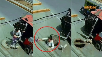 Mujer logró salir con la