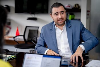 El gobernador también anunció la realización de la 14ª versión de la Sociedad Internacional para la Gestión Integrada del Riesgo de Desastres (Idrim) en el departamento - crédito @YamilHAranaP/X
